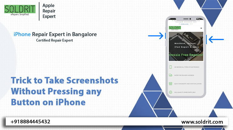 Trick to Take Screenshots Without Pressing a Button on iPhone | Soldrit